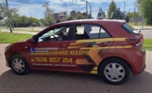 Samochód szkoleniowy OSK Łukasz Kołdys do nauki jazdy kategorii B